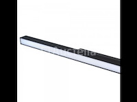 10 x mora led spot lineair op magnetische rail 48v - 4000k neutraal wit -20w - zwart