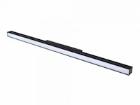 10 x mora led spot lineair op magnetische rail 48v - 4000k neutraal wit -20w - zwart - afbeelding 2 van  4