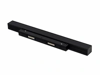 10 x mora led spot lineaire op magnetische rail 48v - 4000k neutraal wit -15w - zwart - afbeelding 2 van  5