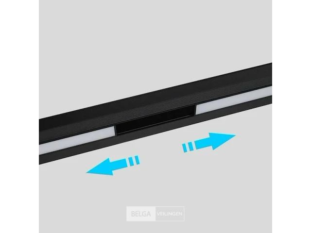 10 x mora lineaire led-spot voor magnetische rail 48v – 15w – zwart - afbeelding 5 van  6