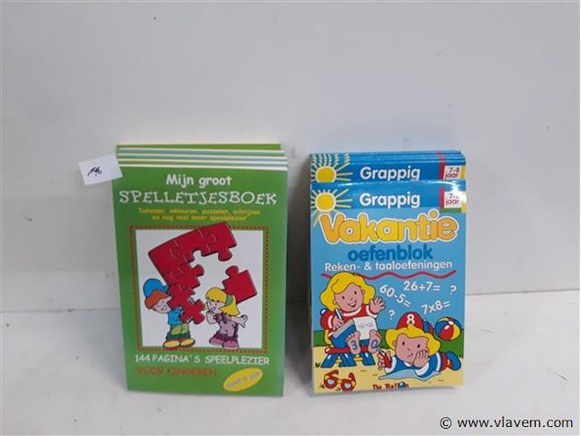 10 x oefen en spelletjesboek 2 assorti - afbeelding 1 van  2
