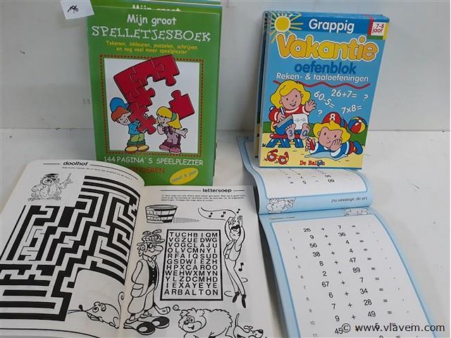 10 x oefen en spelletjesboek 2 assorti - afbeelding 2 van  2