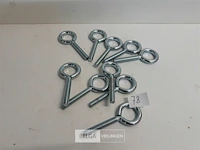 10 x oogbout m 8x60 verzinkt - afbeelding 1 van  3