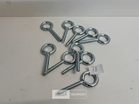 10 x oogbout m 8x60 verzinkt - afbeelding 1 van  3