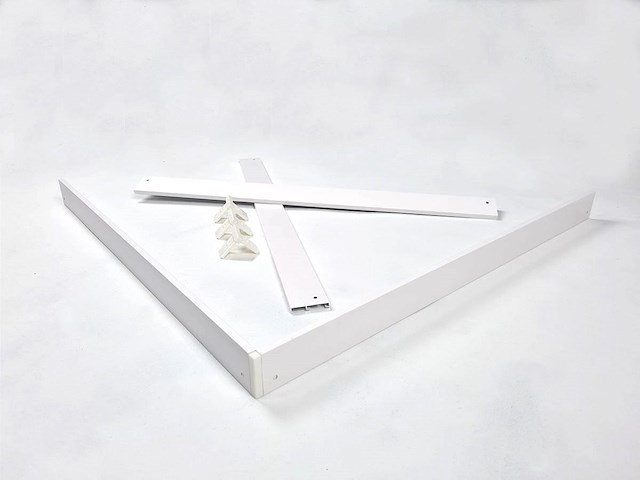 10 x opbouw frame voor 60x60 panelen wit kliksystem - afbeelding 6 van  6
