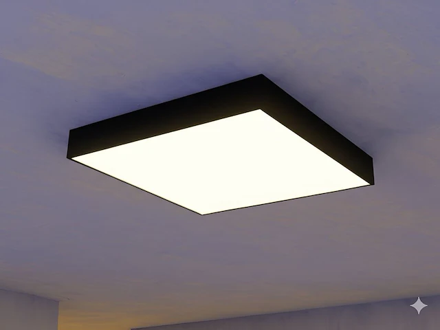 10 x opbouw frame voor 60x60 panelen zwart kliksystem - afbeelding 1 van  4