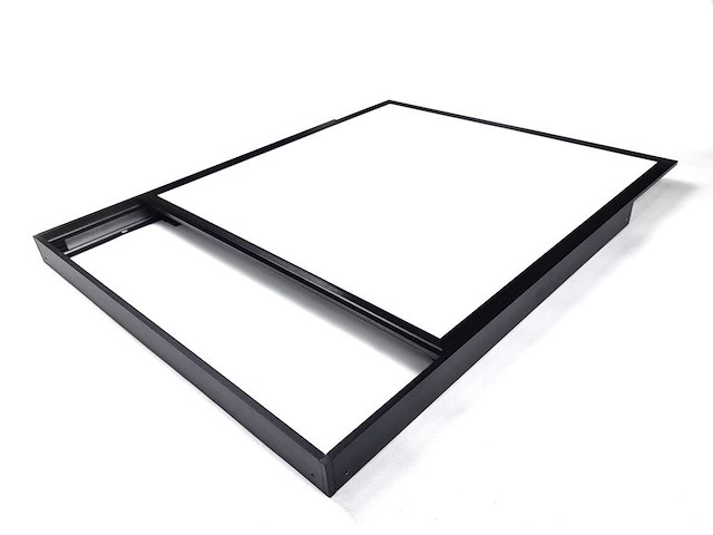 10 x opbouw frame voor 60x60 panelen zwart kliksystem - afbeelding 5 van  6