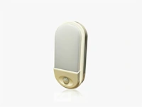 10 x ovaal led plafondlamp met sensor – 15w – 6500k koud wit – ip54 – bewegingssensor – waterdicht - afbeelding 3 van  5