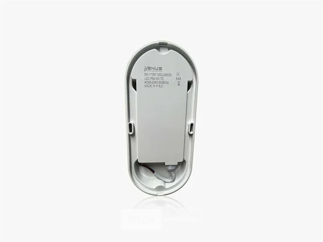 10 x ovaal led plafondlamp met sensor – 15w – 6500k koud wit – ip54 – bewegingssensor – waterdicht - afbeelding 5 van  5