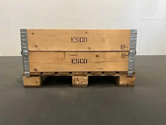 10 x pallets met 2 opzetranden 1000 x 800 x 400 mm - afbeelding 3 van  3