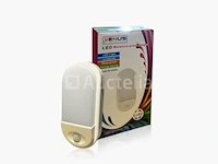 10 x plafondlamp (ovaal) met sensor 15w - 6500k koud wit - afbeelding 4 van  4