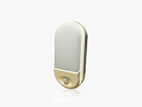 10 x plafondlamp (ovaal) met sensor 15w - 6500k koud wit - afbeelding 3 van  5