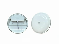 10 x plafondlamp (rond) met sensor 20w - 6500k koud wit - afbeelding 4 van  5