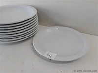10 x plat bord 21 cm - afbeelding 2 van  2
