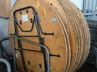 10 x plooitafel + kar