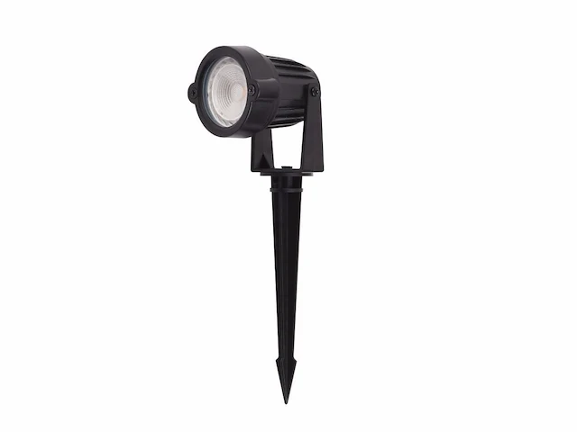 10 x prikspot tuinlamp gu10 fitting zand zwart waterdicht - afbeelding 1 van  5