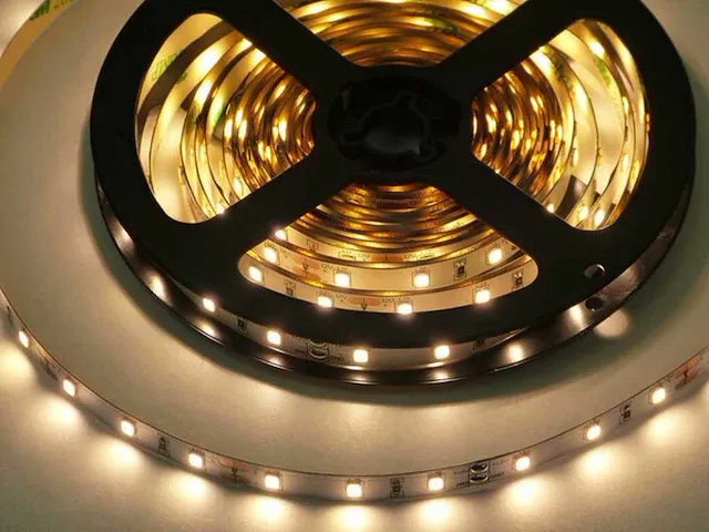 10 x pro ledstrip 5 meter rol, 3000k warm wit, dimbaar - afbeelding 2 van  8