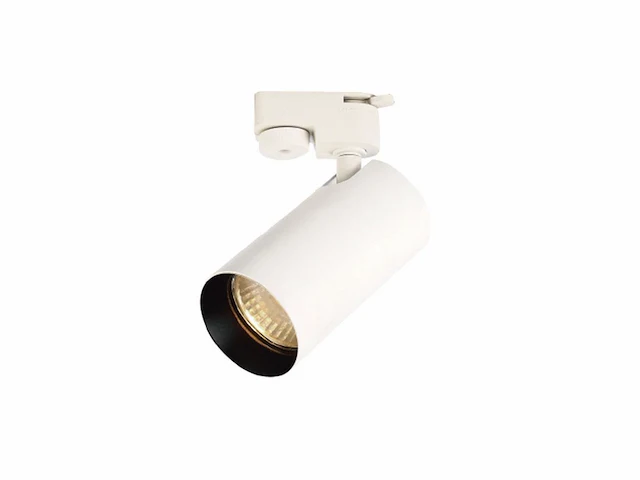 10 x railspot gu10 armatuur cilinder zand wit met zwart ring draaibaar - afbeelding 1 van  5