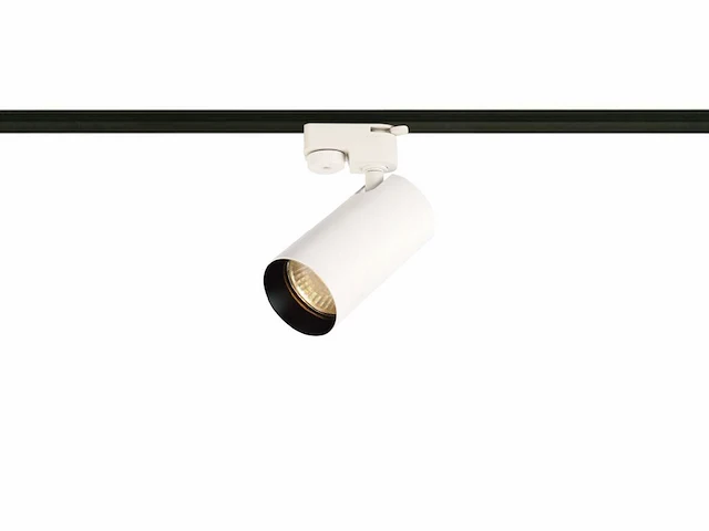 10 x railspot gu10 armatuur cilinder zand wit met zwart ring draaibaar - afbeelding 2 van  5