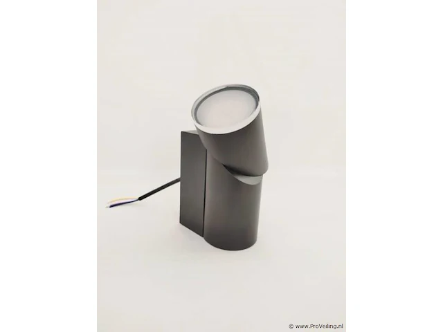 10 x richtbare led wandlamp – sw-145 – 5w – 3500k warm wit – zwart – ip54 – aluminium - afbeelding 3 van  5
