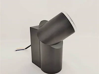 10 x richtbare led wandlamp – sw-145 – 5w – 3500k warm wit – zwart – ip54 – aluminium - afbeelding 5 van  5