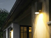 10 x richtbare led wandlamp – sw-145 – 5w – 3500k warm wit – zwart – ip54 – aluminium - afbeelding 2 van  6