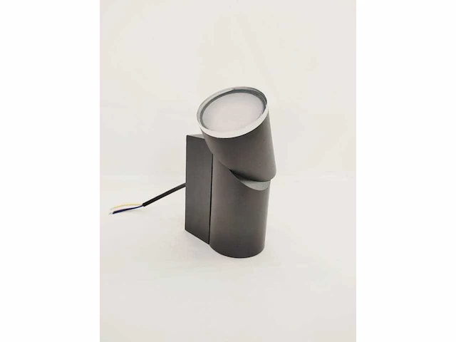 10 x richtbare led wandlamp – sw-145 – 5w – 3500k warm wit – zwart – ip54 – aluminium - afbeelding 3 van  5
