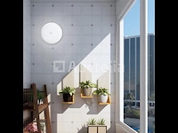 10 x ronde led plafondlamp met sensor – 20w – 6500k koud wit – ip54 – bewegingssensor – waterdicht - afbeelding 3 van  4