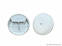10 x ronde led plafondlamp met sensor – 20w – 6500k koud wit – ip54 – bewegingssensor – waterdicht - afbeelding 3 van  4