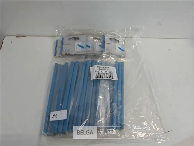 10 x schrijnwerkerspotloden 3 stuks 18 cm - afbeelding 1 van  3