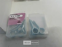10 x schroefoog gesloten oog 30 mm 6 stuks - afbeelding 3 van  3