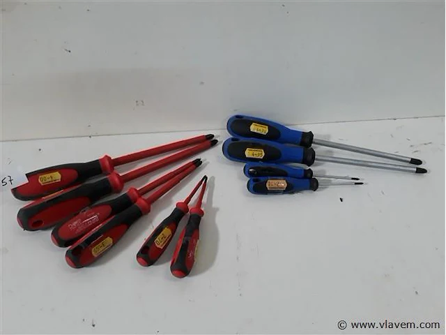 10 x schroevendraaier 5 assorti - afbeelding 1 van  2