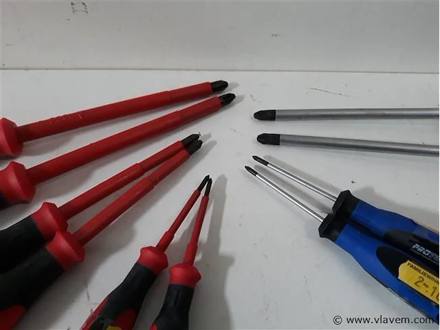 10 x schroevendraaier 5 assorti - afbeelding 2 van  2