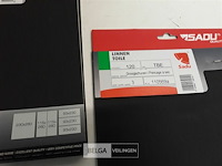 10 x schuurpapier 3 stuks linnen k120 - afbeelding 3 van  3