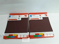 10 x schuurpapier waterproof 5 x k80 +5 x k180 3 vellen - afbeelding 2 van  3