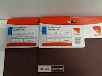 10 x schuurpapier waterproof 5 x k80 +5 x k180 3 vellen - afbeelding 3 van  3