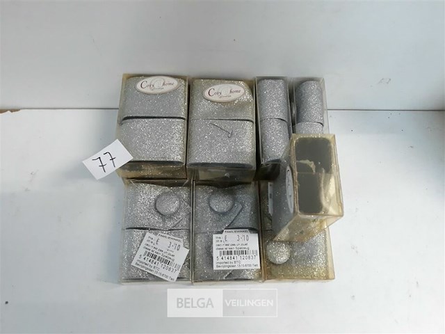 10 x servetring set 2 zilver - afbeelding 1 van  3