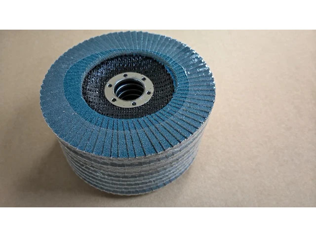 10 x slijpschijf lammellenschijf 125x22mm gr80 - afbeelding 1 van  3