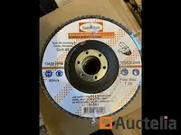 10 x slijpschijf lammellenschijf 125x22mm, metaal, grit 40 - afbeelding 1 van  2