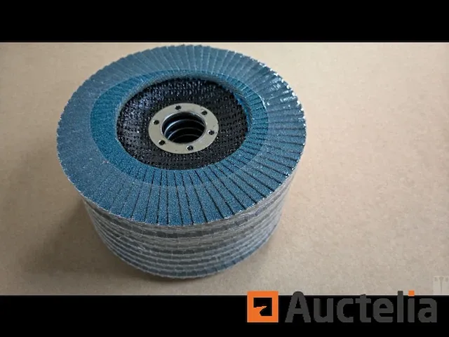 10 x slijpschijf lammellenschijf 125x22mm, metaal, grit 80 - afbeelding 2 van  3