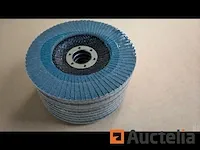 10 x slijpschijf lammellenschijf 125x22mm, metaal, grit 80 - afbeelding 2 van  3