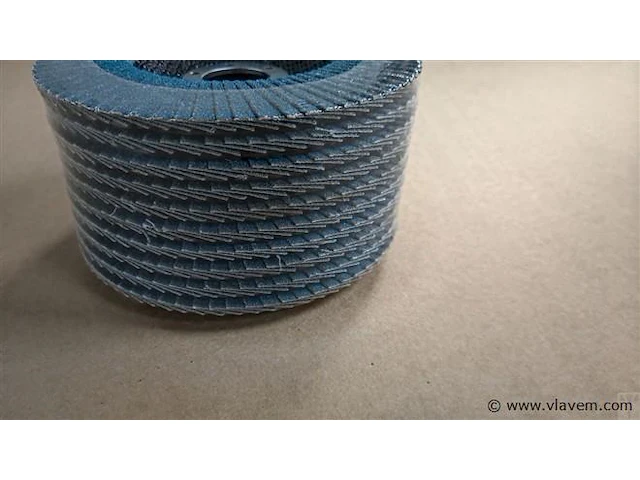 10 x slijpschijf lammellenschijf 125x22mm, metaal, grit 80 - afbeelding 3 van  3