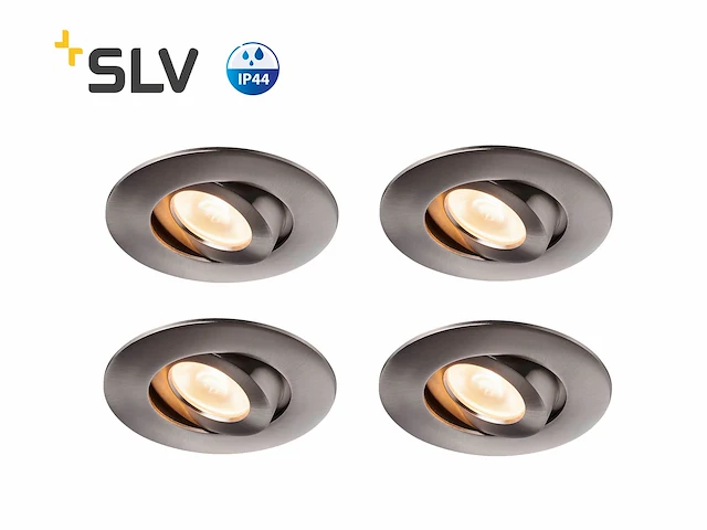 10 x slv spatwaterdichte led spots - afbeelding 1 van  11