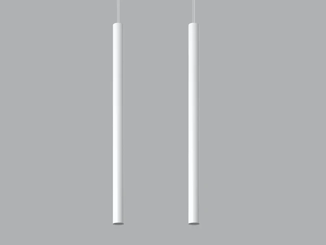 10 x solo tube slim design hanglamp wit - afbeelding 7 van  8