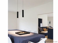 10 x solo tube slim design hanglamp zwart - afbeelding 4 van  11
