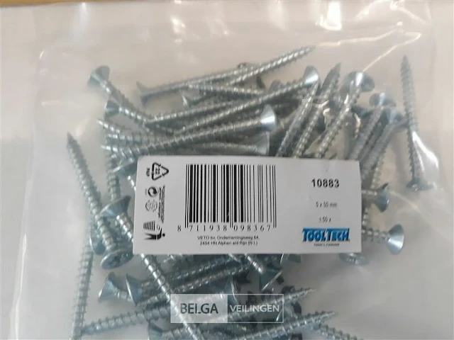 10 x spaanplaatvijzen 5 x 50 mm 50 stuks - afbeelding 3 van  3