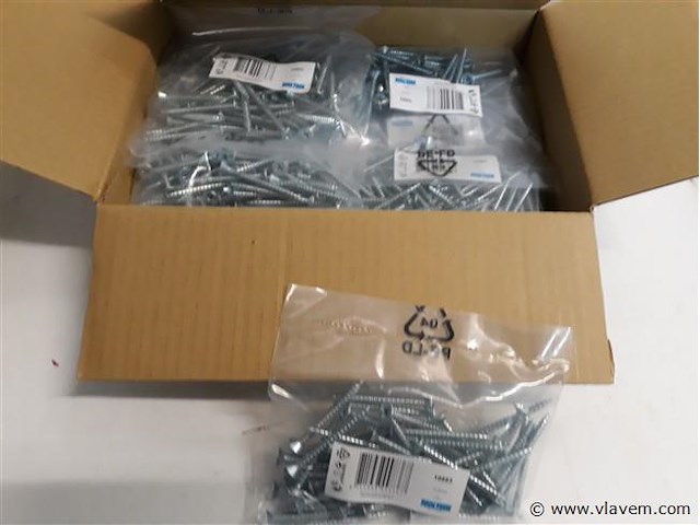 10 x spaanplaatvijzen 5 x 60 40 stuks kruiskop pz 2 - afbeelding 1 van  2