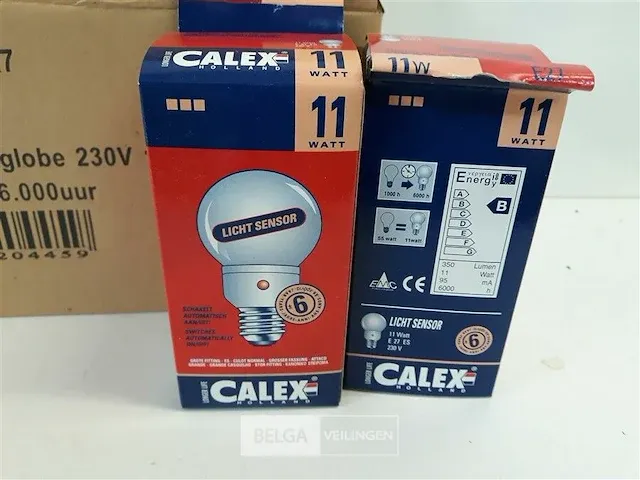 10 x spaarlamp e27 peer model 11w met dag/nacht sensor - afbeelding 3 van  3