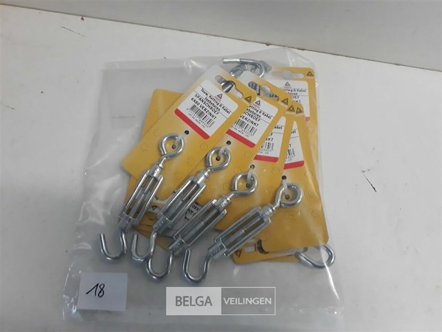 10 x spanschroef 6x60 mm - afbeelding 1 van  3