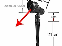 10 x spikespot - rgb - ip54 - waterdicht - afbeelding 2 van  4